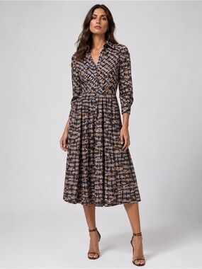 Samantha Sung midi dress sz M